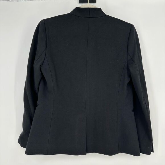 J Crew Going-out blazer in stretch twill Size 2 Black Classic Minimalist - Picture 8 of 10